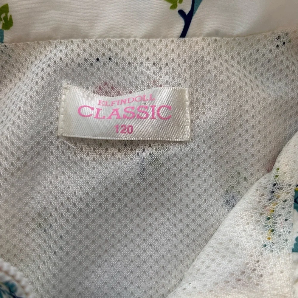 Elfindoll Girls Classic Floral Jacket. Size M
